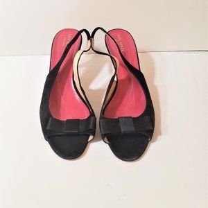 Kate Spade Black velvet Shoes size 10